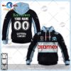 Personalize NRL Cronulla-Sutherland Sharks 2023 Heritage Jersey Hoodie Sweatshirt 3D