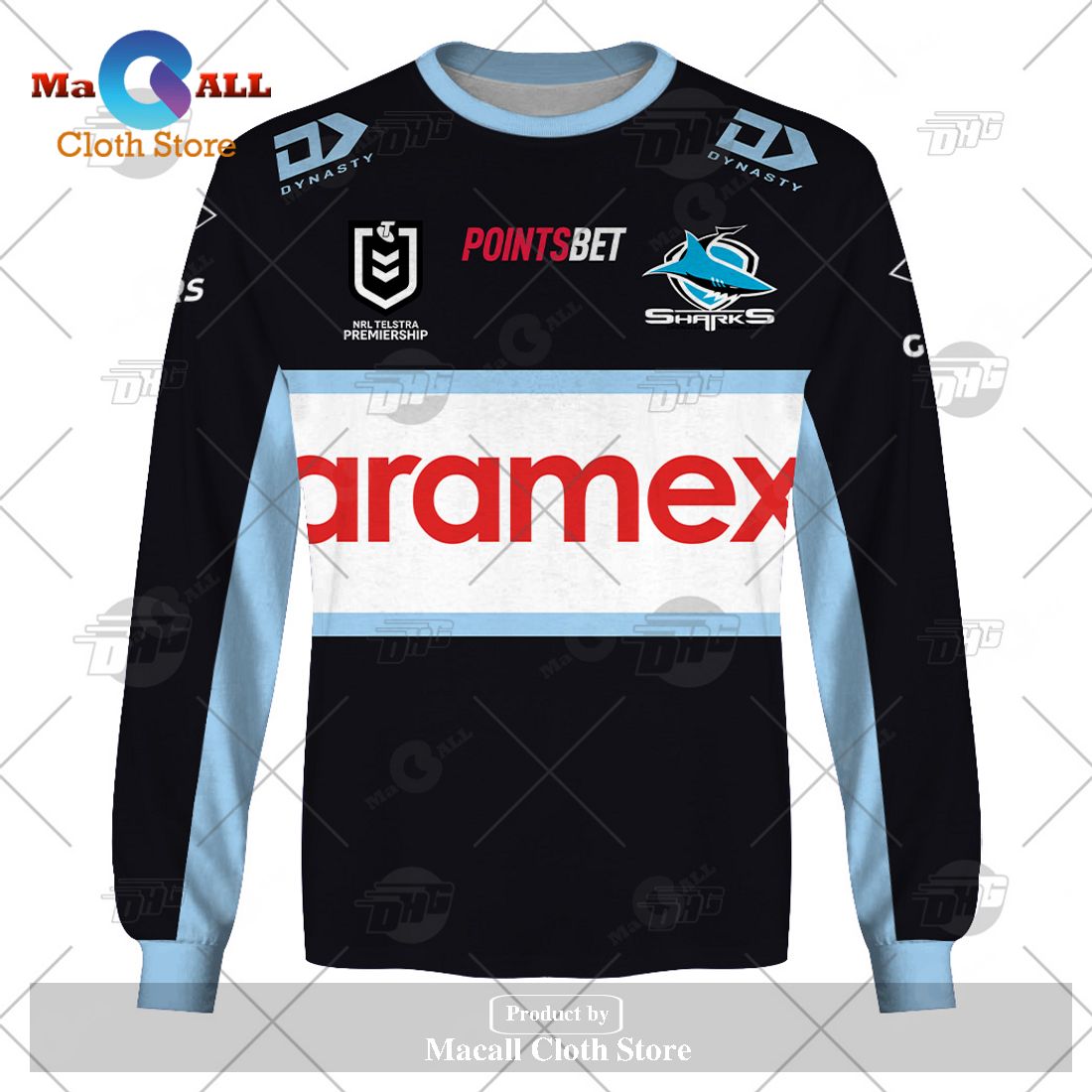 Personalize NRL Cronulla-Sutherland Sharks 2023 Away Jersey Hoodie Sweatshirt 3D Personalize NRL Cronulla-Sutherland Sharks 2023 Away Jersey Hoodie Sweatshirt 3D