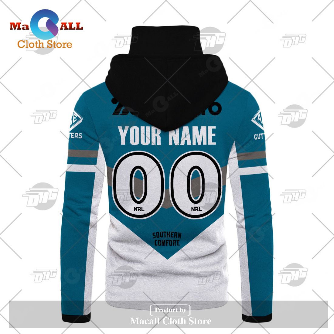 Personalize NRL Cronulla-Sutherland Sharks 2023 Heritage Jersey Hoodie Sweatshirt 3D Personalize NRL Cronulla-Sutherland Sharks 2023 Heritage Jersey Hoodie Sweatshirt 3D