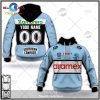 Personalize NRL Cronulla-Sutherland Sharks 2023 Heritage Jersey Hoodie Sweatshirt 3D