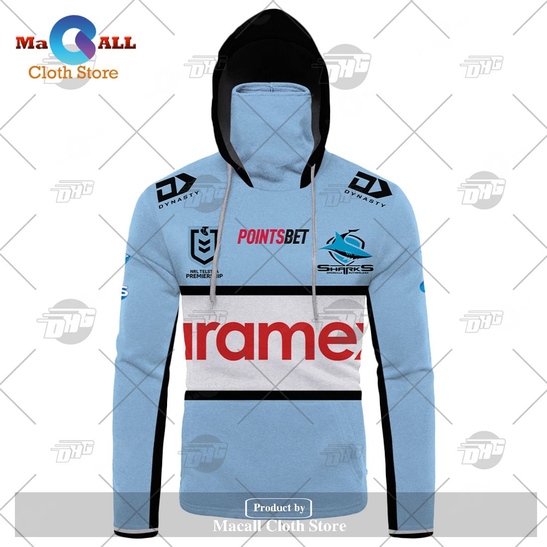 Personalize NRL Cronulla-Sutherland Sharks 2023 Home Jersey Hoodie Sweatshirt 3D Personalize NRL Cronulla-Sutherland Sharks 2023 Home Jersey Hoodie Sweatshirt 3D