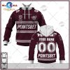 Personalize NRL Manly Warringah Sea Eagles 2023 Away Jersey Hoodie Sweatshirt 3D