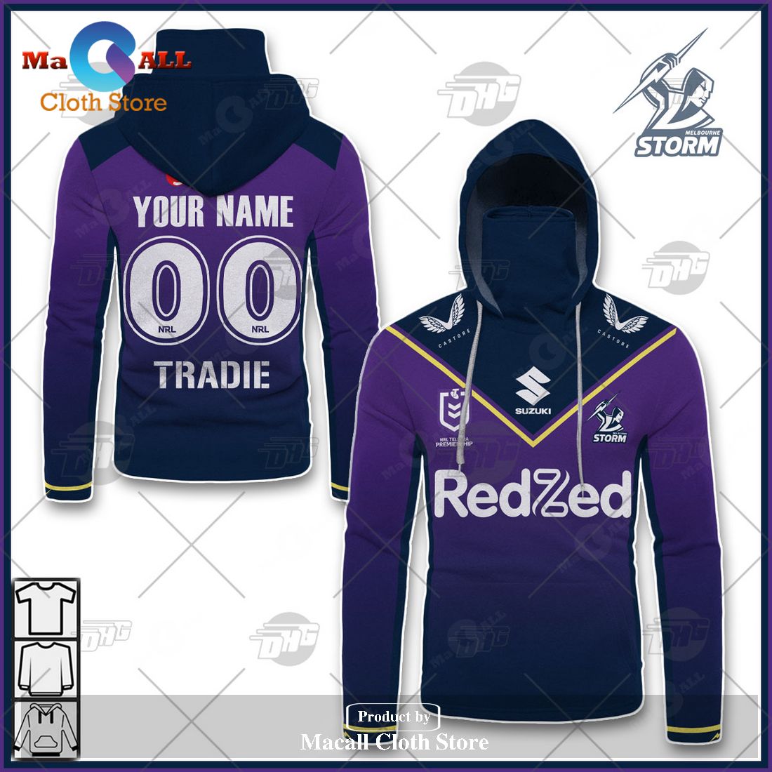 Personalize NRL Melbourne Storm 2023 Home Jersey Hoodie Sweatshirt 3D Personalize NRL Melbourne Storm 2023 Home Jersey Hoodie Sweatshirt 3D