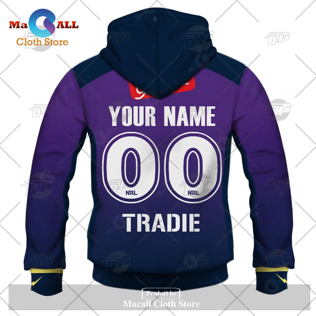Personalize NRL Melbourne Storm 2023 Home Jersey Hoodie Sweatshirt 3D Personalize NRL Melbourne Storm 2023 Home Jersey Hoodie Sweatshirt 3D