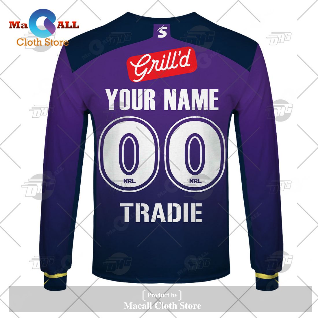 Personalize NRL Melbourne Storm 2023 Home Jersey Hoodie Sweatshirt 3D Personalize NRL Melbourne Storm 2023 Home Jersey Hoodie Sweatshirt 3D