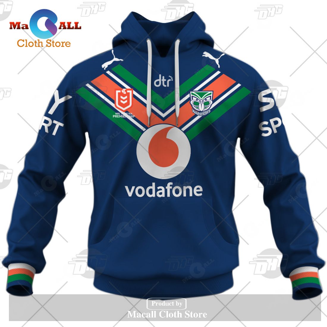Personalize NRL New Zealand Warriors 2023 Home Jersey Hoodie Sweatshirt 3D Personalize NRL New Zealand Warriors 2023 Home Jersey Hoodie Sweatshirt 3D