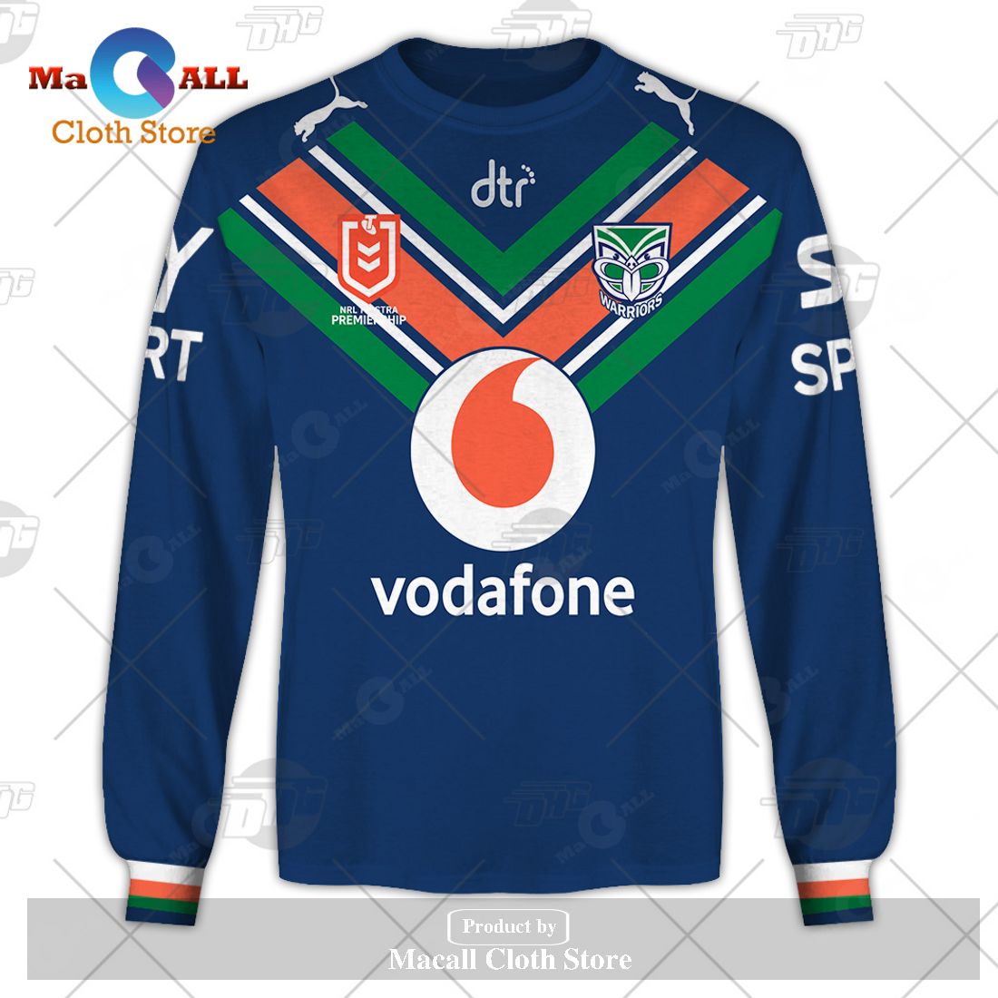 Personalize NRL New Zealand Warriors 2023 Home Jersey Hoodie Sweatshirt 3D Personalize NRL New Zealand Warriors 2023 Home Jersey Hoodie Sweatshirt 3D