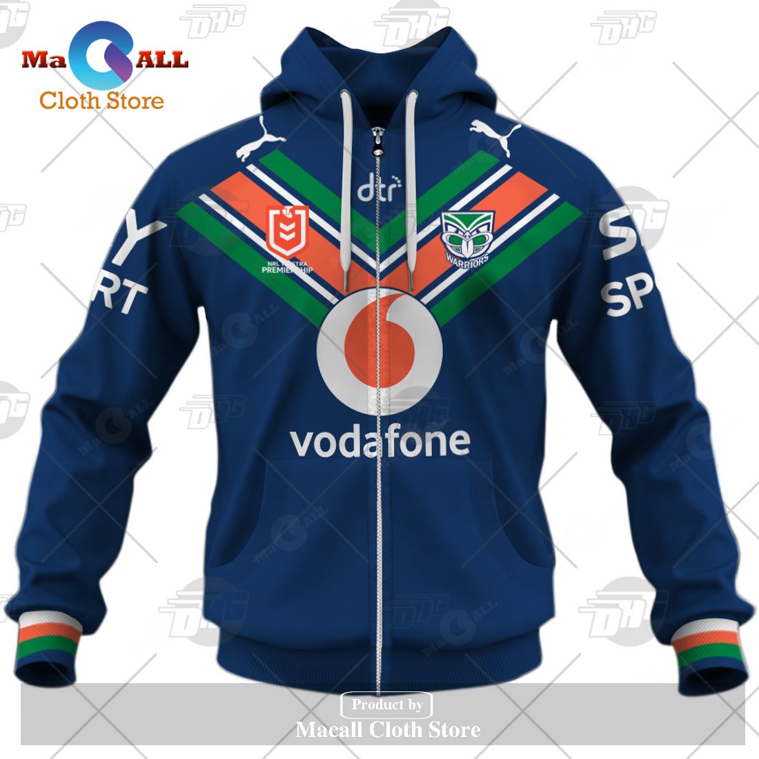Personalize NRL New Zealand Warriors 2023 Home Jersey Hoodie Sweatshirt 3D Personalize NRL New Zealand Warriors 2023 Home Jersey Hoodie Sweatshirt 3D
