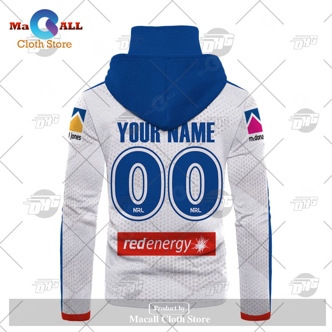 Personalize NRL Newcastle Knights 2023 Away Jersey Hoodie Sweatshirt 3D Personalize NRL Newcastle Knights 2023 Away Jersey Hoodie Sweatshirt 3D