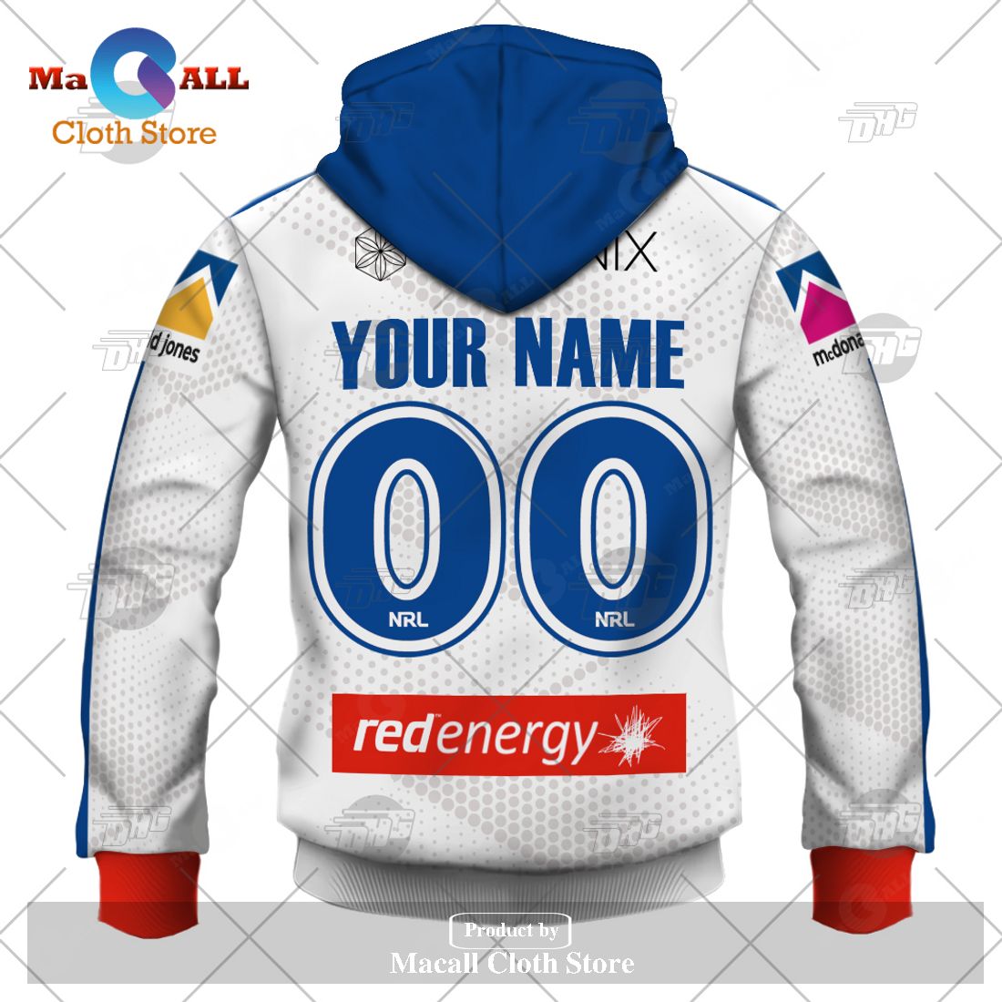 Personalize NRL Newcastle Knights 2023 Away Jersey Hoodie Sweatshirt 3D Personalize NRL Newcastle Knights 2023 Away Jersey Hoodie Sweatshirt 3D