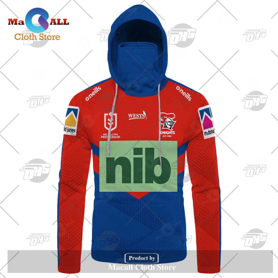 Personalize NRL Newcastle Knights 2023 Home Jersey Hoodie Sweatshirt 3D Personalize NRL Newcastle Knights 2023 Home Jersey Hoodie Sweatshirt 3D