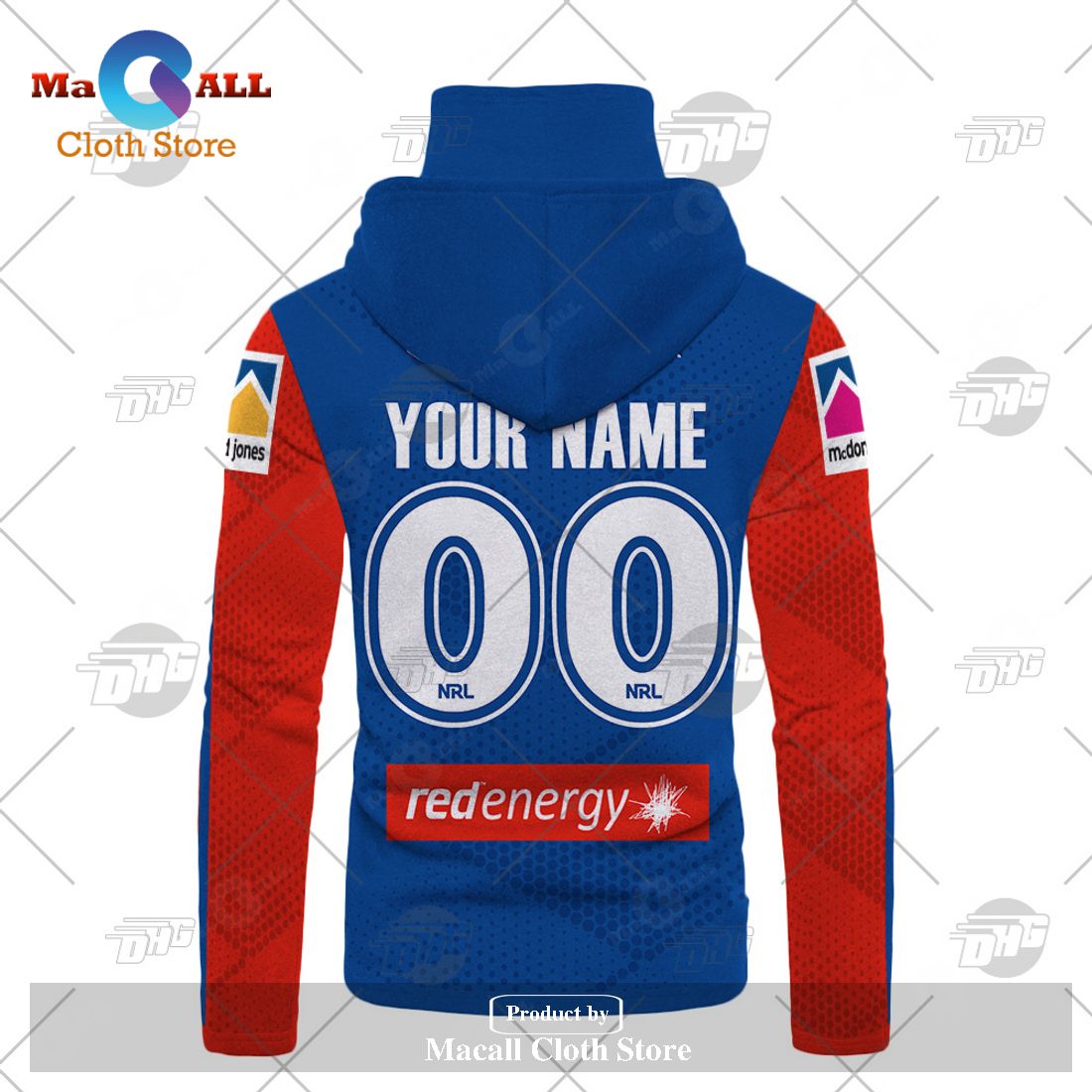 Personalize NRL Newcastle Knights 2023 Home Jersey Hoodie Sweatshirt 3D Personalize NRL Newcastle Knights 2023 Home Jersey Hoodie Sweatshirt 3D