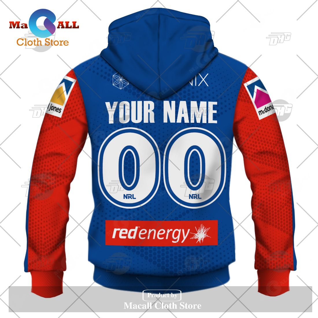Personalize NRL Newcastle Knights 2023 Home Jersey Hoodie Sweatshirt 3D Personalize NRL Newcastle Knights 2023 Home Jersey Hoodie Sweatshirt 3D