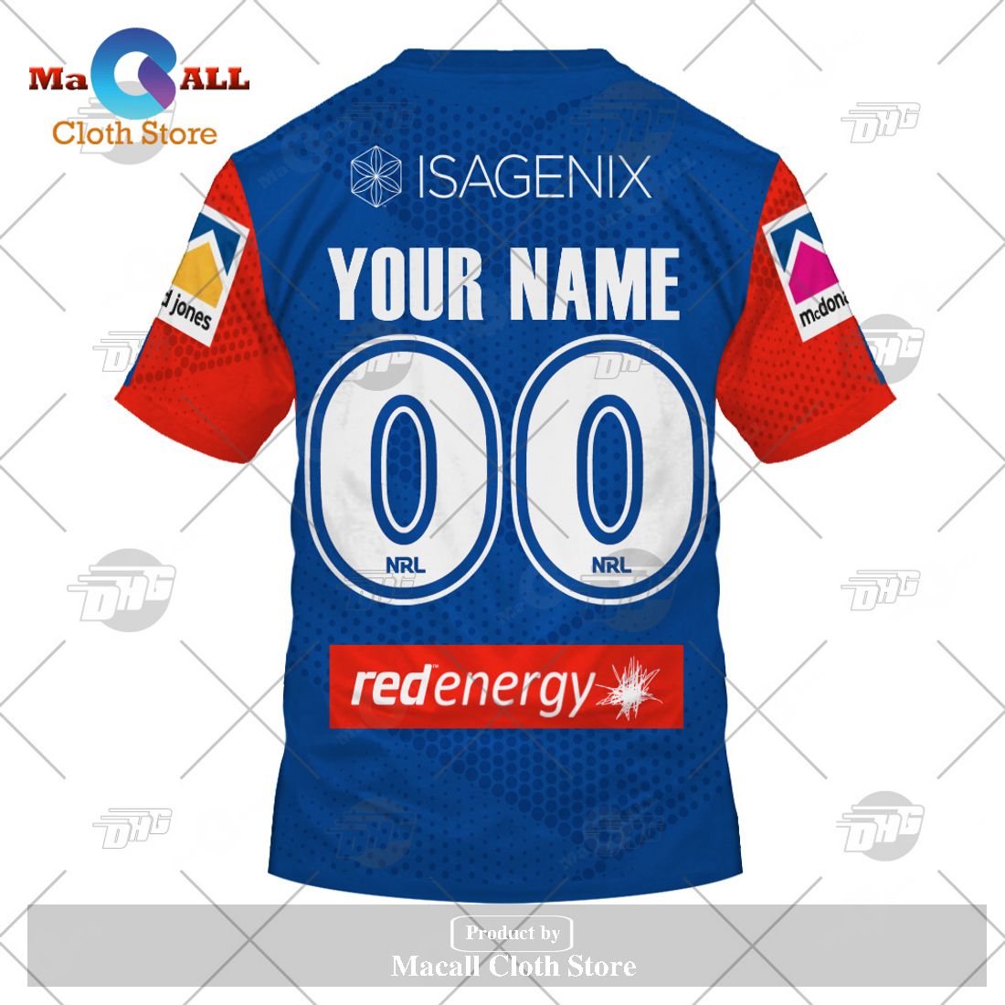 Personalize NRL Newcastle Knights 2023 Home Jersey Hoodie Sweatshirt 3D Personalize NRL Newcastle Knights 2023 Home Jersey Hoodie Sweatshirt 3D