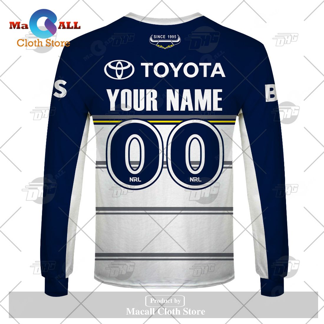Personalize NRL North Queensland Cowboys 2023 Away Jersey Hoodie Sweatshirt 3D Personalize NRL North Queensland Cowboys 2023 Away Jersey Hoodie Sweatshirt 3D