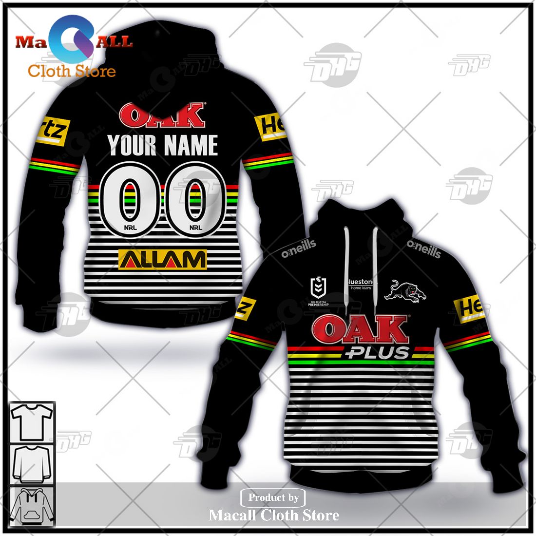 Personalize NRL Penrith Panthers 2023 Alternate Jersey Hoodie Sweatshirt 3D Personalize NRL Penrith Panthers 2023 Alternate Jersey Hoodie Sweatshirt 3D