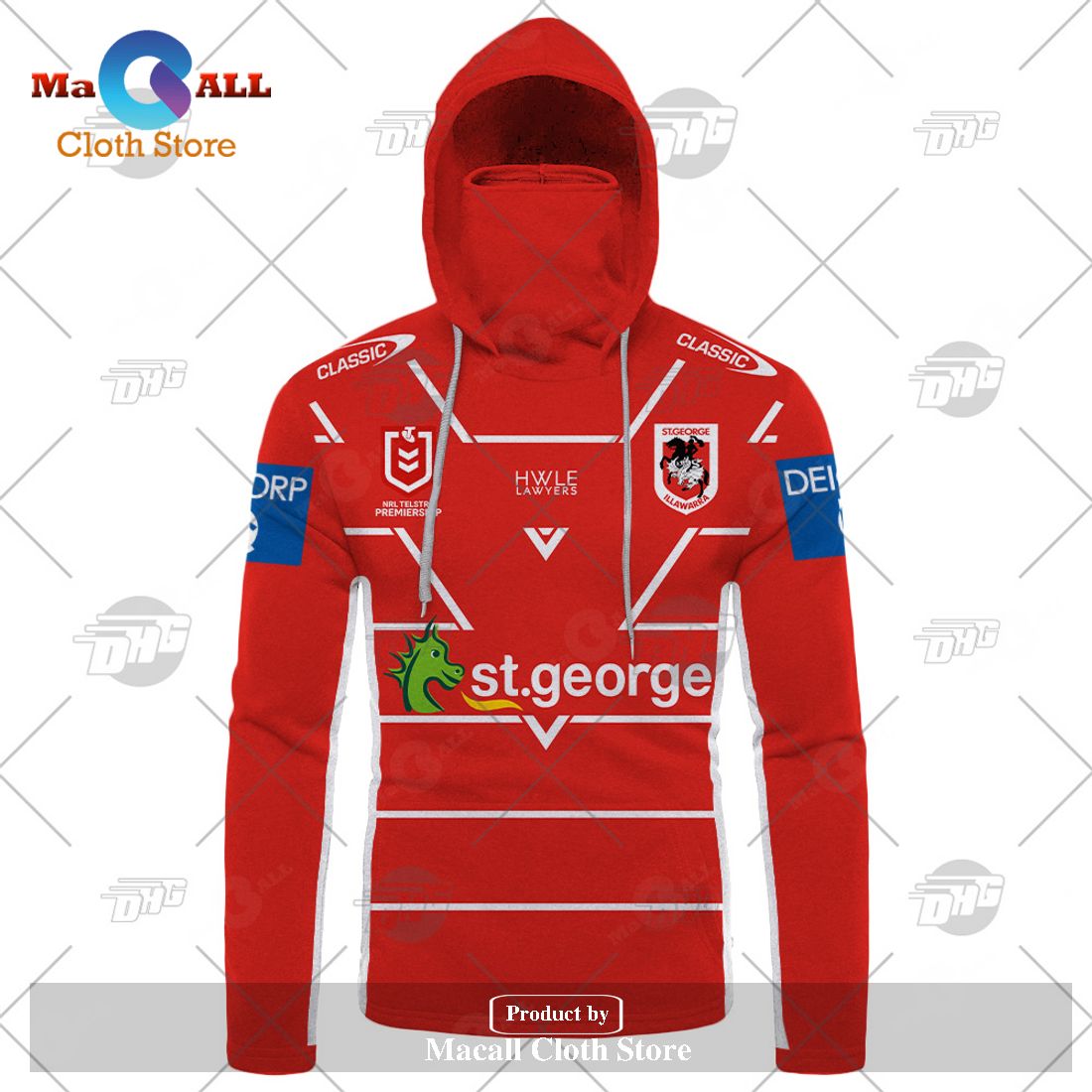 Personalize NRL St. George Illawarra Dragons 2023 Alternate Jersey Hoodie Sweatshirt 3D Personalize NRL St. George Illawarra Dragons 2023 Alternate Jersey Hoodie Sweatshirt 3D