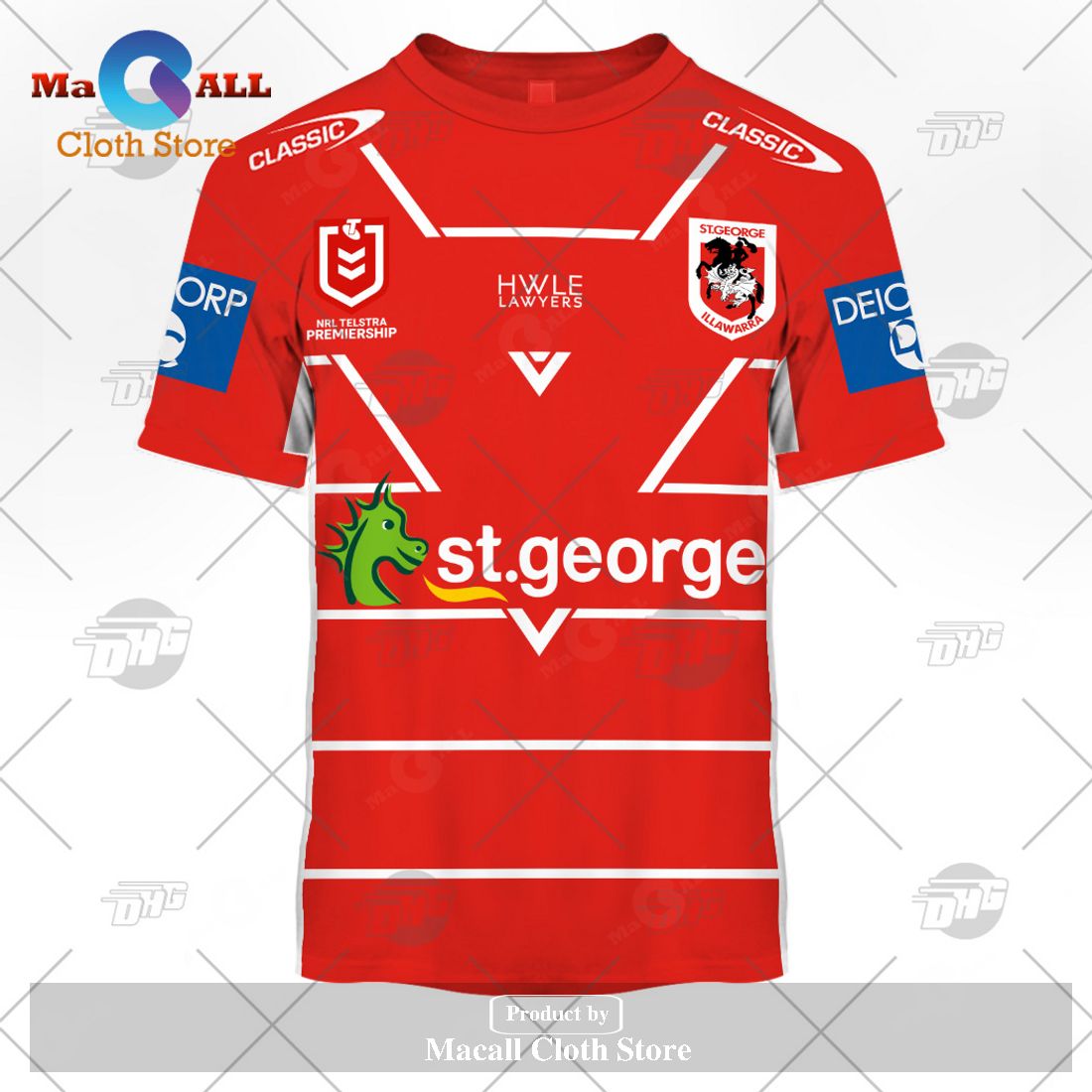 Personalize NRL St. George Illawarra Dragons 2023 Alternate Jersey Hoodie Sweatshirt 3D Personalize NRL St. George Illawarra Dragons 2023 Alternate Jersey Hoodie Sweatshirt 3D