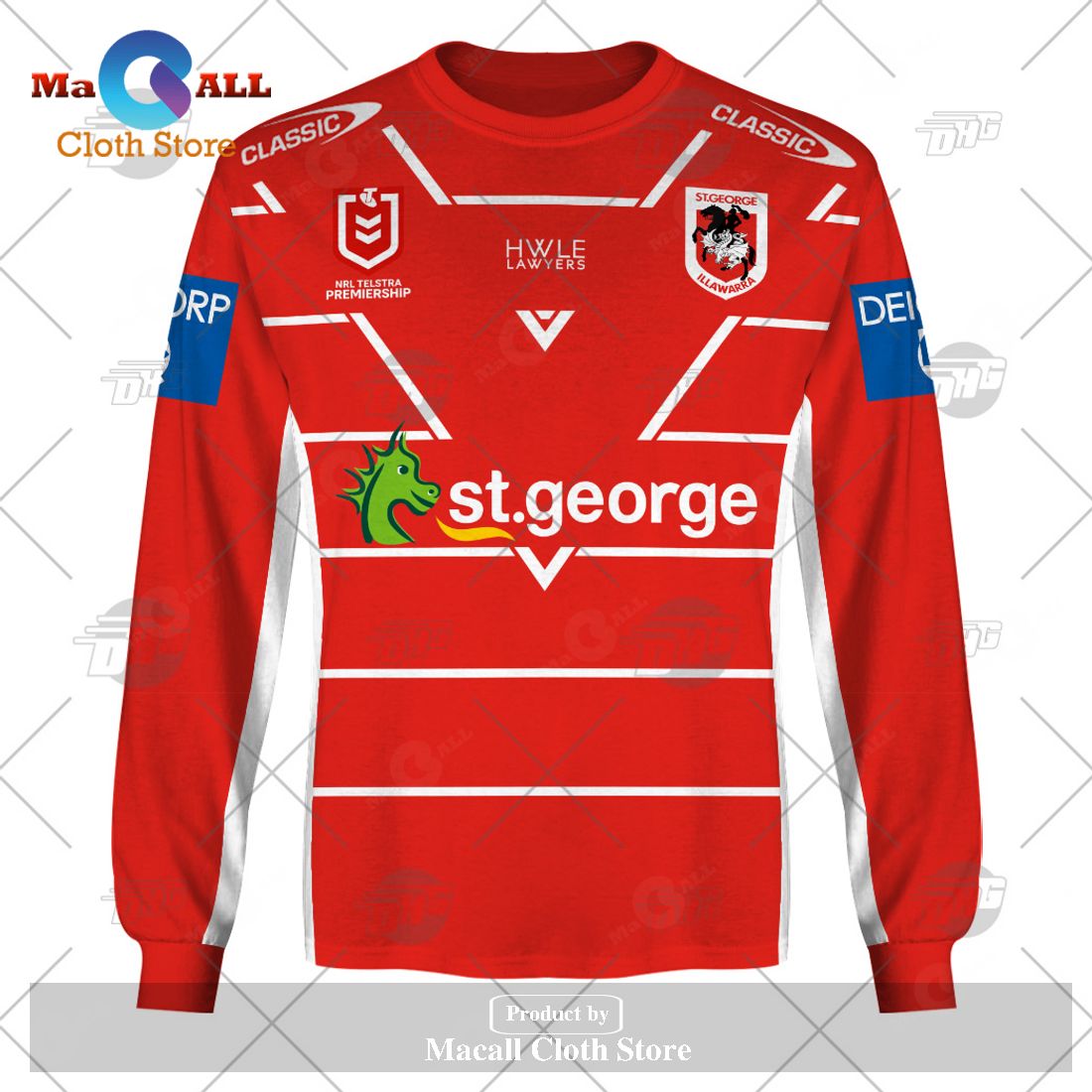 Personalize NRL St. George Illawarra Dragons 2023 Alternate Jersey Hoodie Sweatshirt 3D Personalize NRL St. George Illawarra Dragons 2023 Alternate Jersey Hoodie Sweatshirt 3D