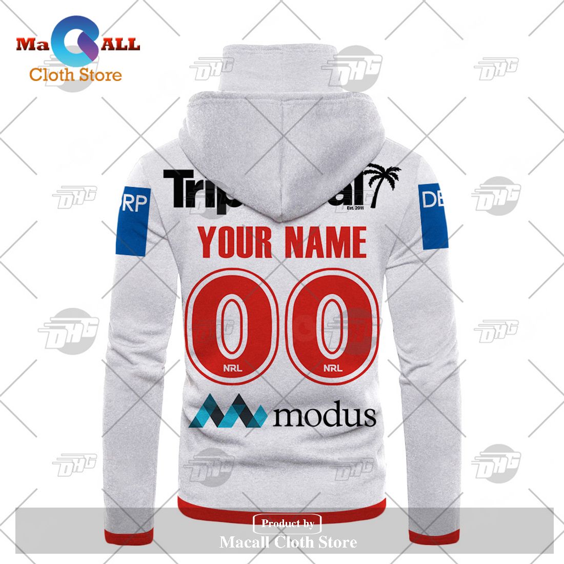 Personalize NRL St. George Illawarra Dragons 2023 Home Jersey Hoodie Sweatshirt 3D Personalize NRL St. George Illawarra Dragons 2023 Home Jersey Hoodie Sweatshirt 3D