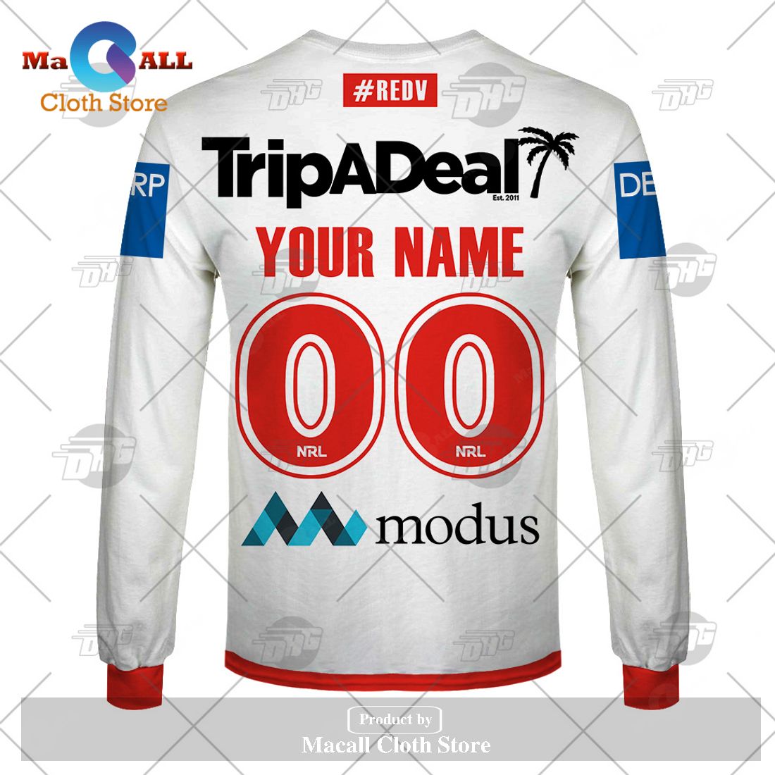 Personalize NRL St. George Illawarra Dragons 2023 Home Jersey Hoodie Sweatshirt 3D Personalize NRL St. George Illawarra Dragons 2023 Home Jersey Hoodie Sweatshirt 3D