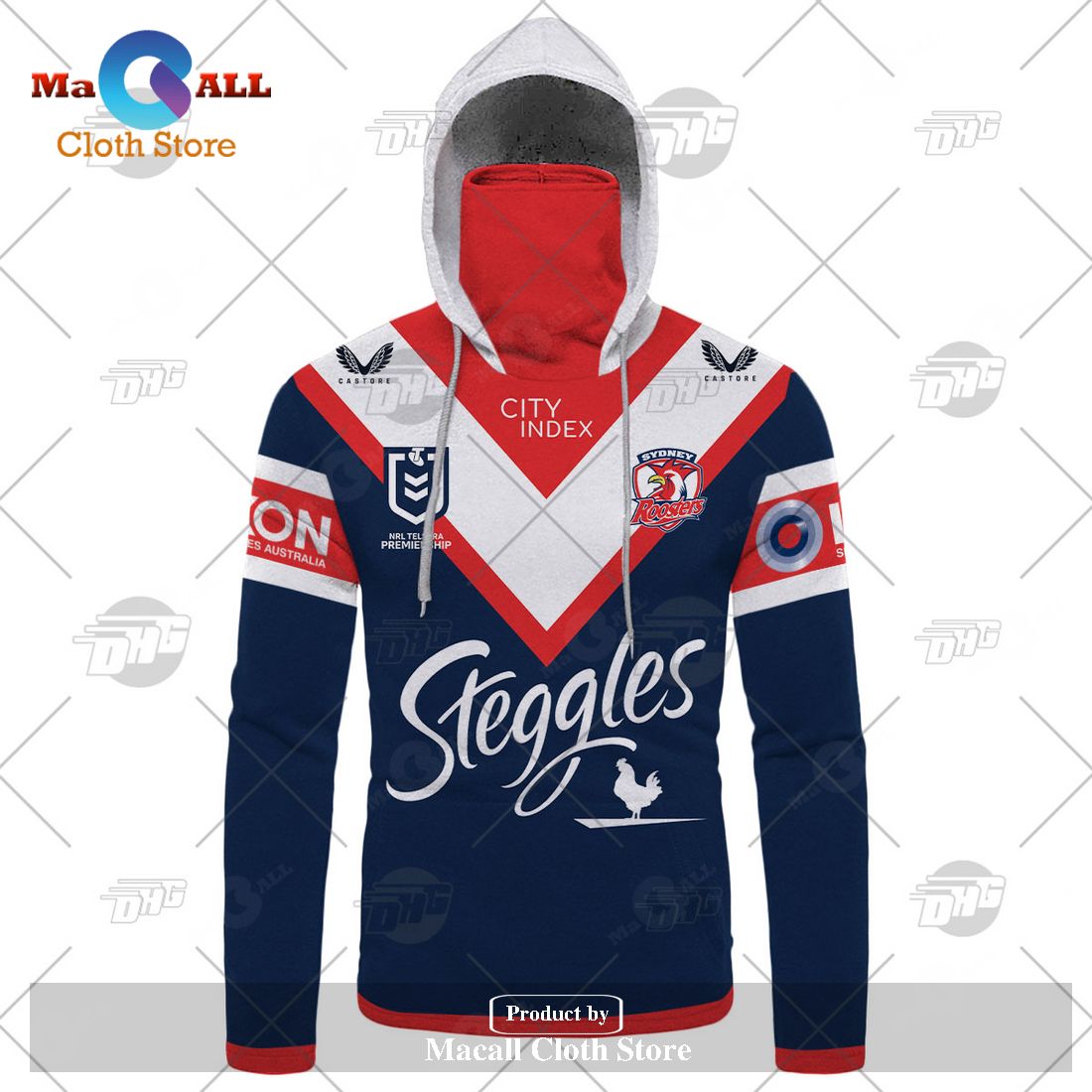 Personalize NRL Sydney Roosters 2023 Home Jersey Hoodie Sweatshirt 3D Personalize NRL Sydney Roosters 2023 Home Jersey Hoodie Sweatshirt 3D