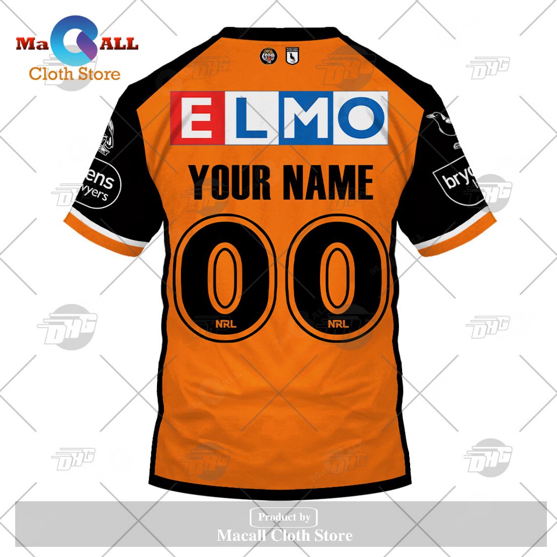 Personalize NRL Wests Tigers 2023 Away Jersey Hoodie Sweatshirt 3D Personalize NRL Wests Tigers 2023 Away Jersey Hoodie Sweatshirt 3D