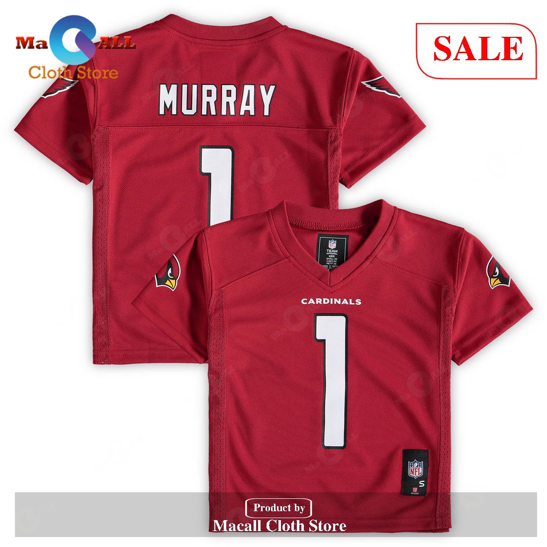 Kyler Murray Arizona Cardinals Preschool Cardinal Replica Player Jersey - Macall Cloth Store 