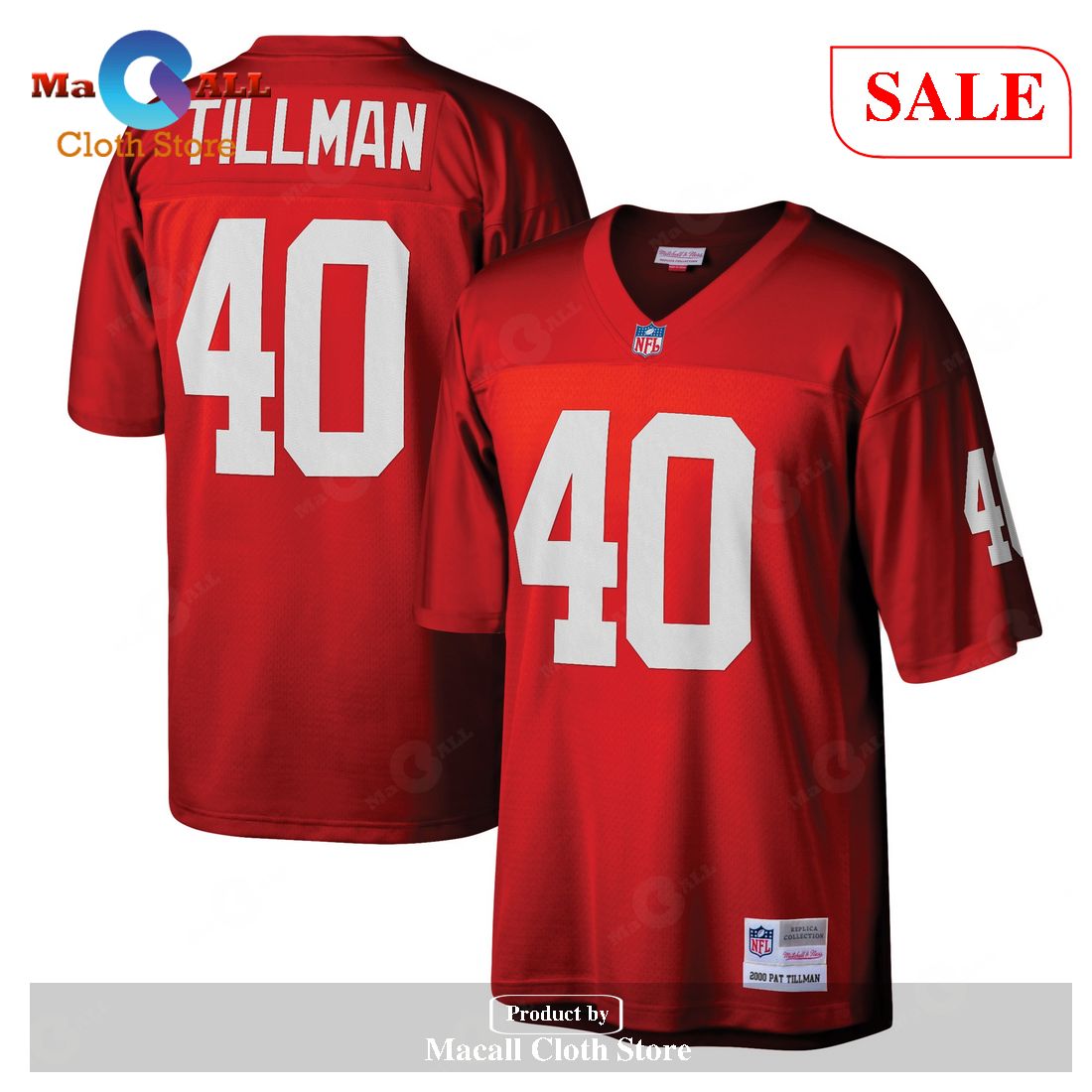 Mitchell & Ness Pat Tillman Arizona Cardinals Cardinal Legacy Replica Jersey