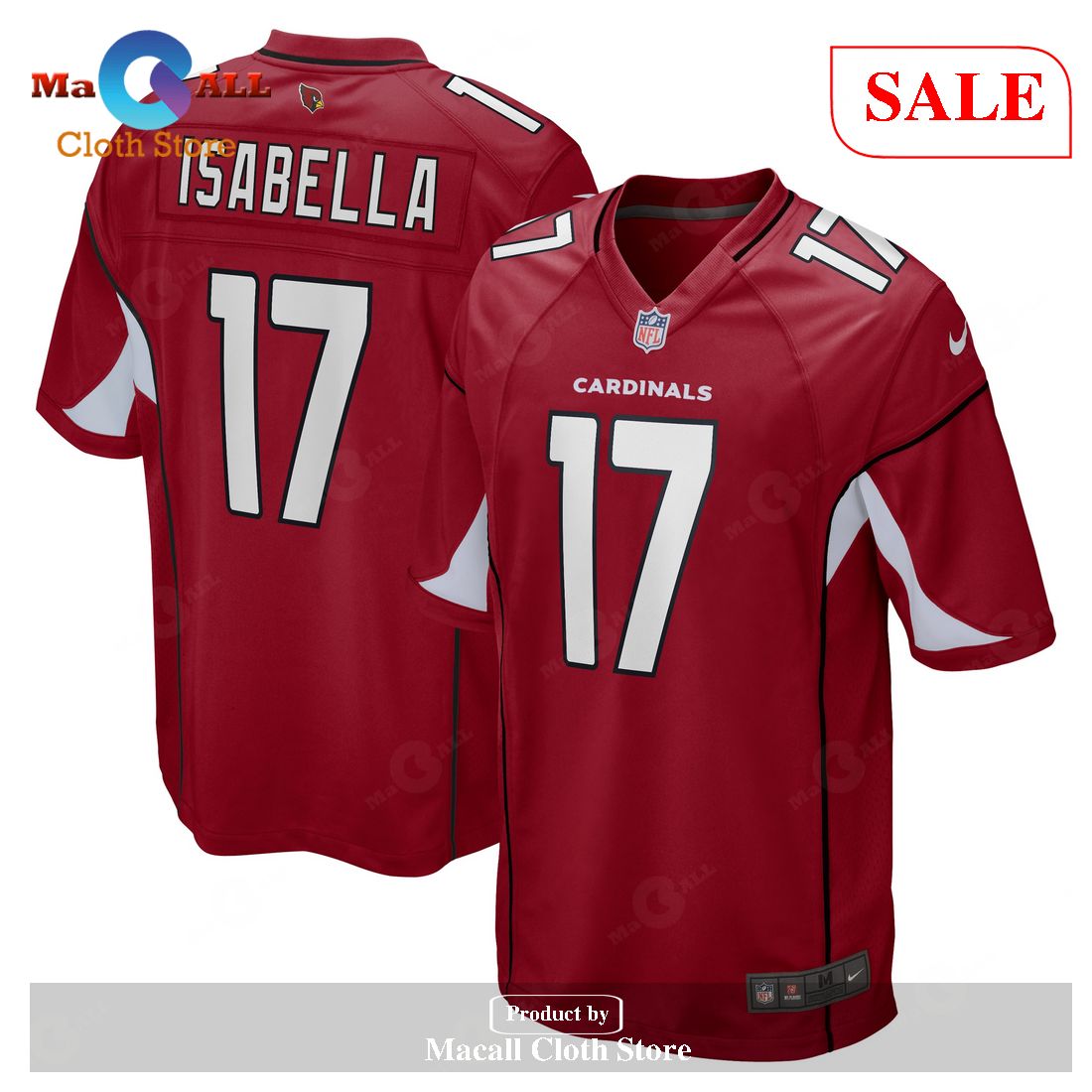 Nike Andy Isabella Arizona Cardinals Cardinal Game Player Jersey