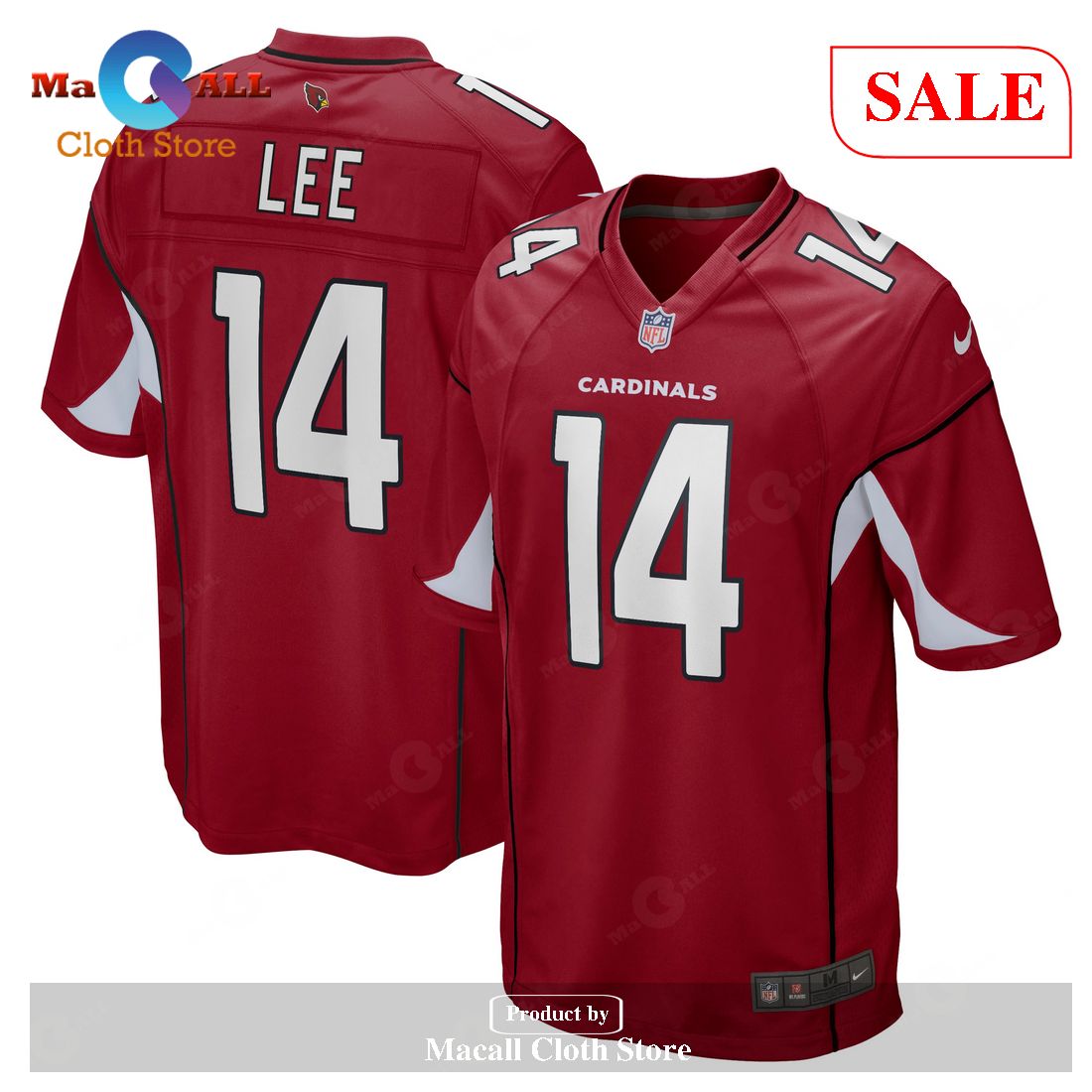 Nike Andy Lee Arizona Cardinals Cardinal Game Player Jersey