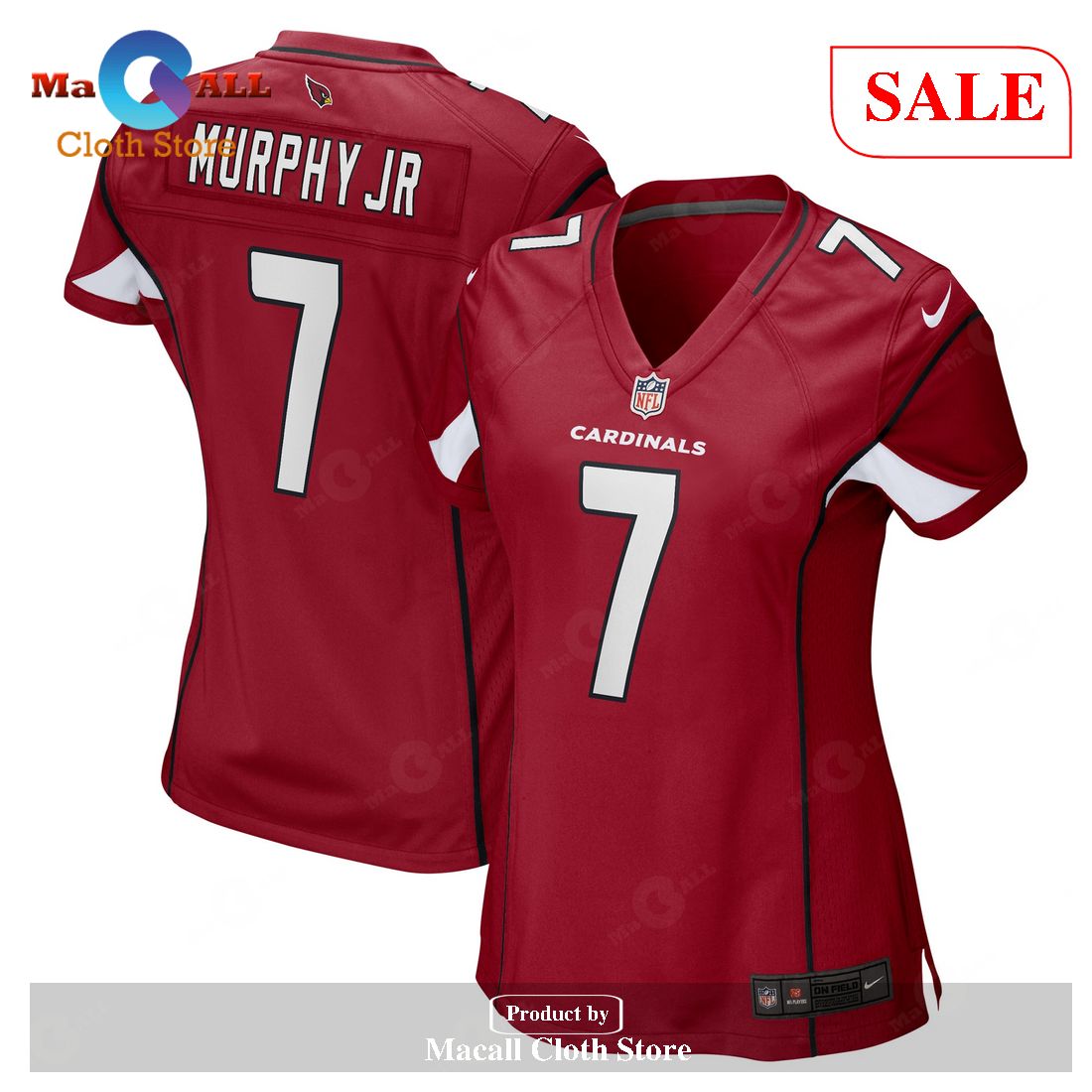 Nike Byron Murphy Jr. Arizona Cardinals Women’s Cardinal Game Player Jersey