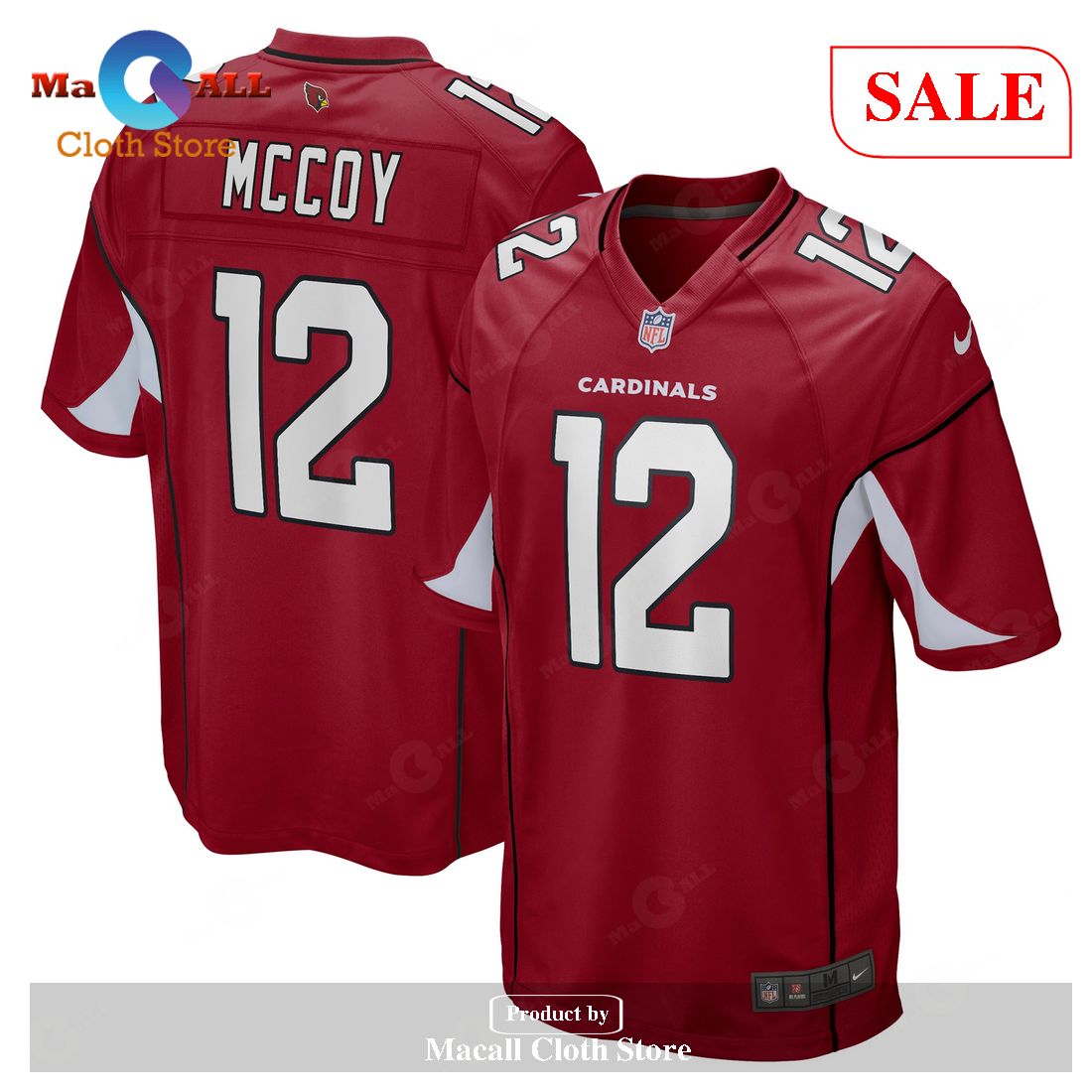 Nike Colt McCoy Arizona Cardinals Cardinal Game Jersey