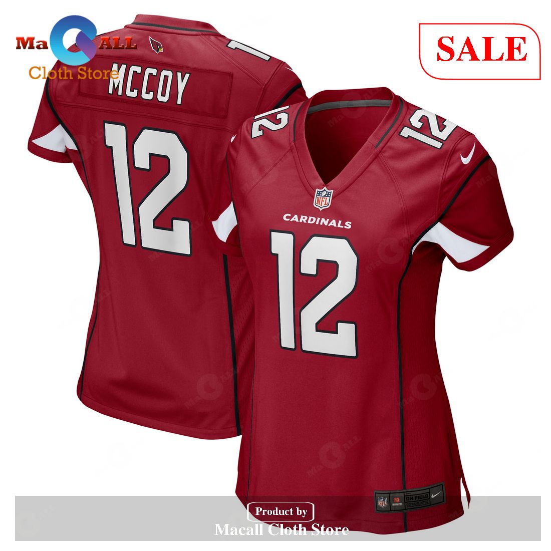 Nike Colt McCoy Arizona Cardinals Women’s Cardinal Game Jersey