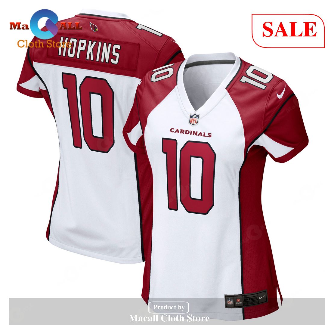 Nike DeAndre Hopkins Arizona Cardinals Women’s White Game Jersey
