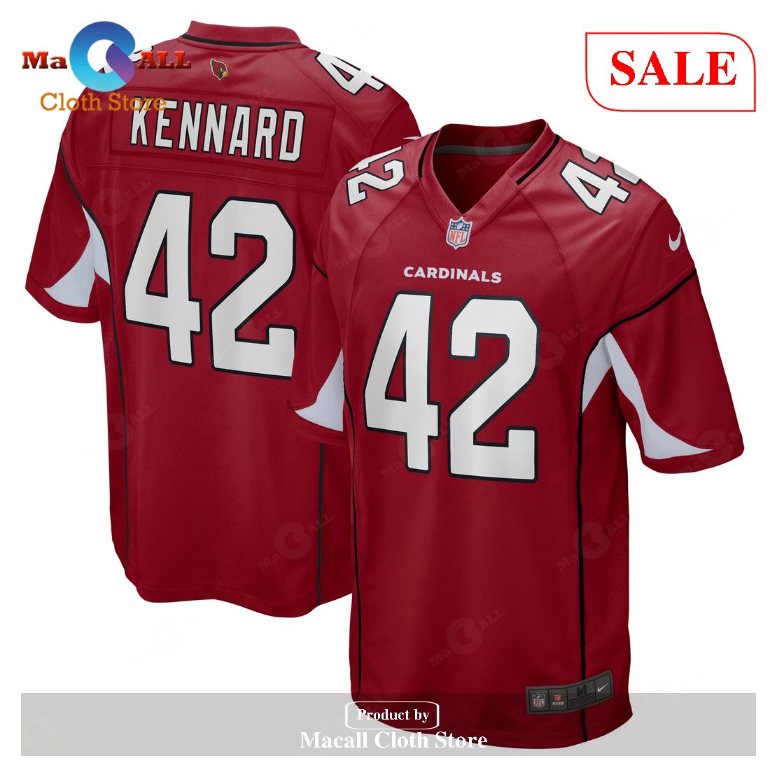 Nike Devon Kennard Arizona Cardinals Cardinal Game Jersey