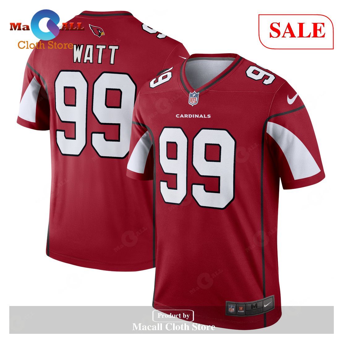 Nike J.J. Watt Arizona Cardinals Cardinal Legend Player Jersey