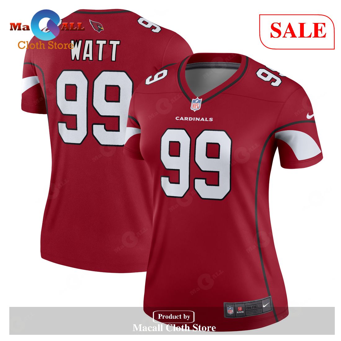 Nike J.J. Watt Arizona Cardinals Women’s Cardinal Legend Jersey