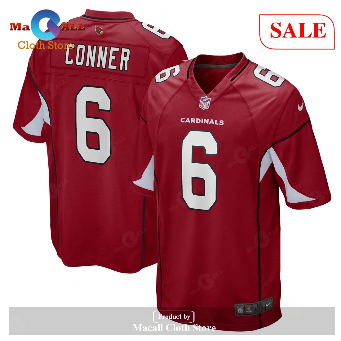 Nike James Conner Arizona Cardinals Cardinal Game Jersey
