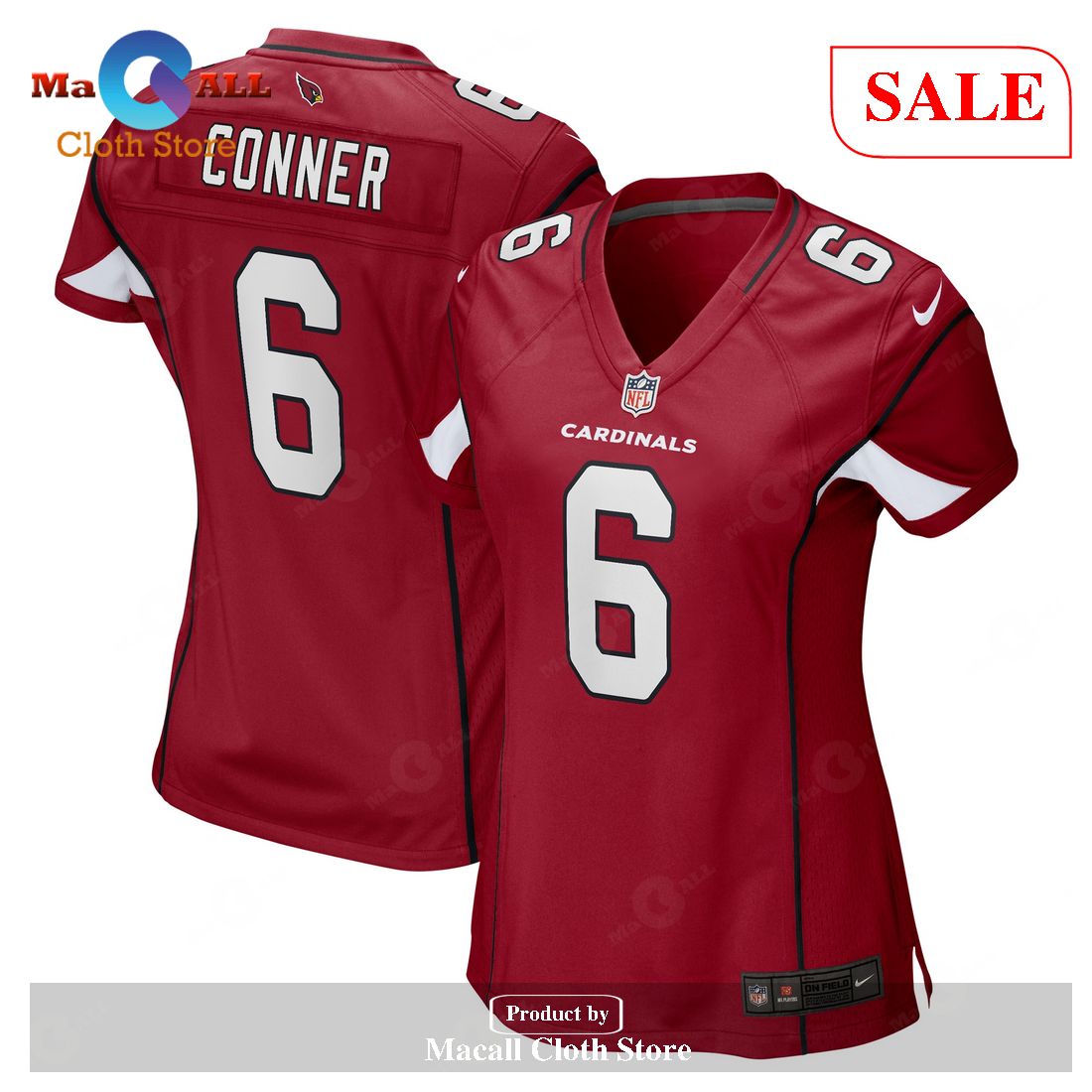 Nike James Conner Arizona Cardinals Women’s Cardinal Game Jersey
