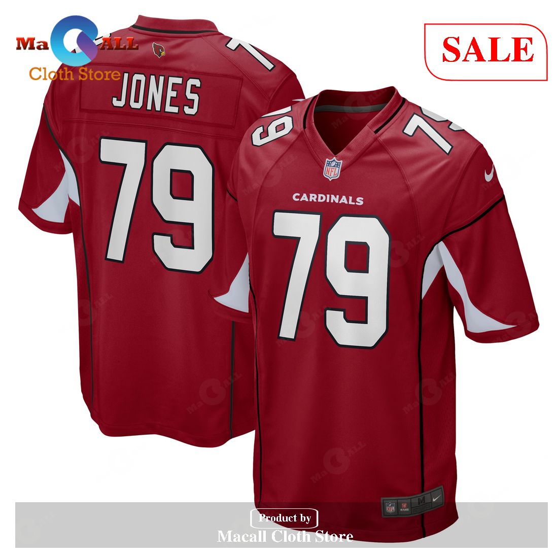 Nike Josh Jones Arizona Cardinals Cardinal Game Jersey