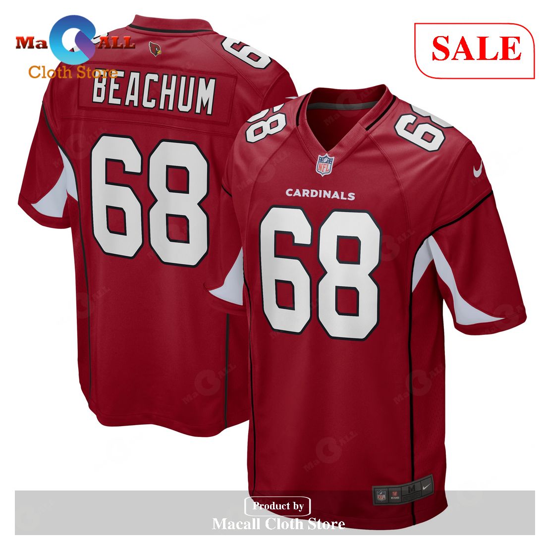 Nike Kelvin Beachum Arizona Cardinals Cardinal Game Jersey