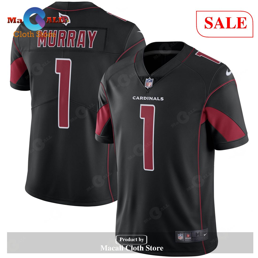 Nike Kyler Murray Arizona Cardinals Black Color Rush Vapor Limited Jersey
