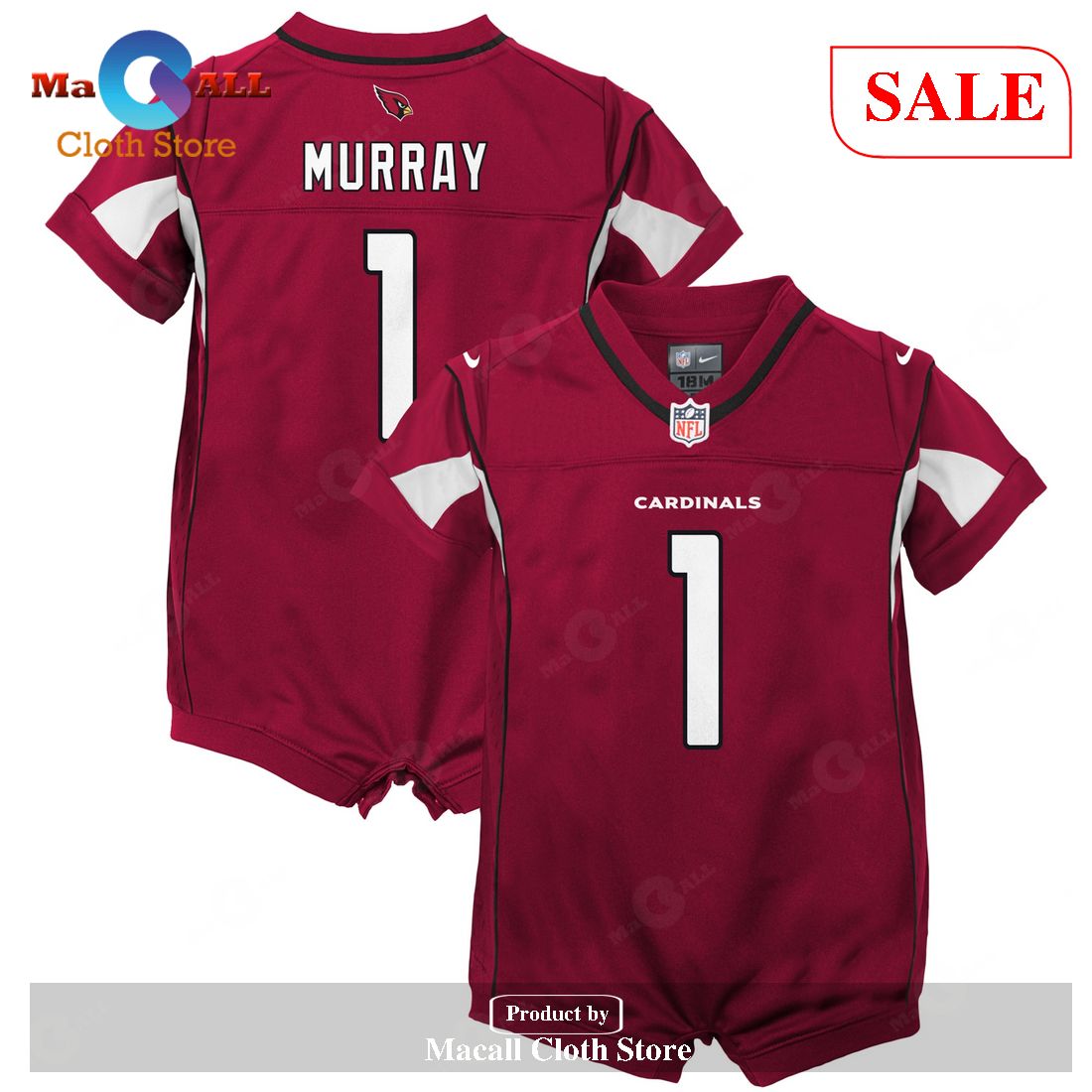 Nike Kyler Murray Arizona Cardinals Newborn & Infant Cardinal Game Romper Jersey