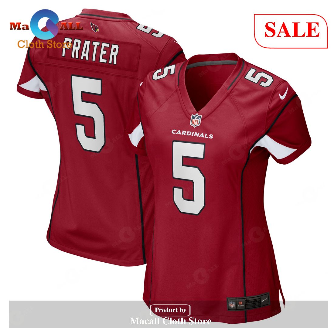 Nike Matt Prater Arizona Cardinals Women’s Cardinal Game Jersey