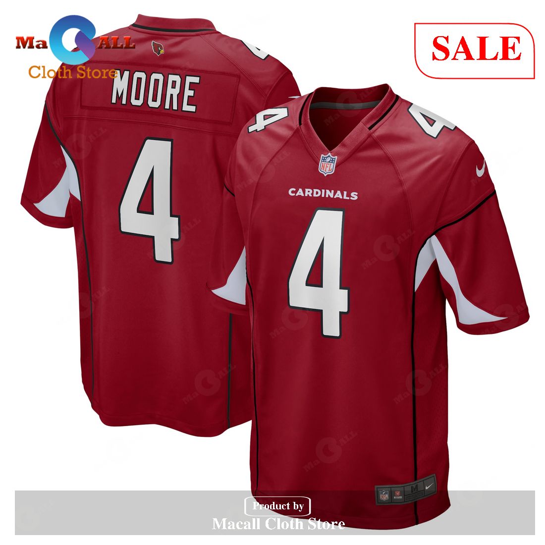 Nike Rondale Moore Arizona Cardinals Cardinal Team Game Jersey