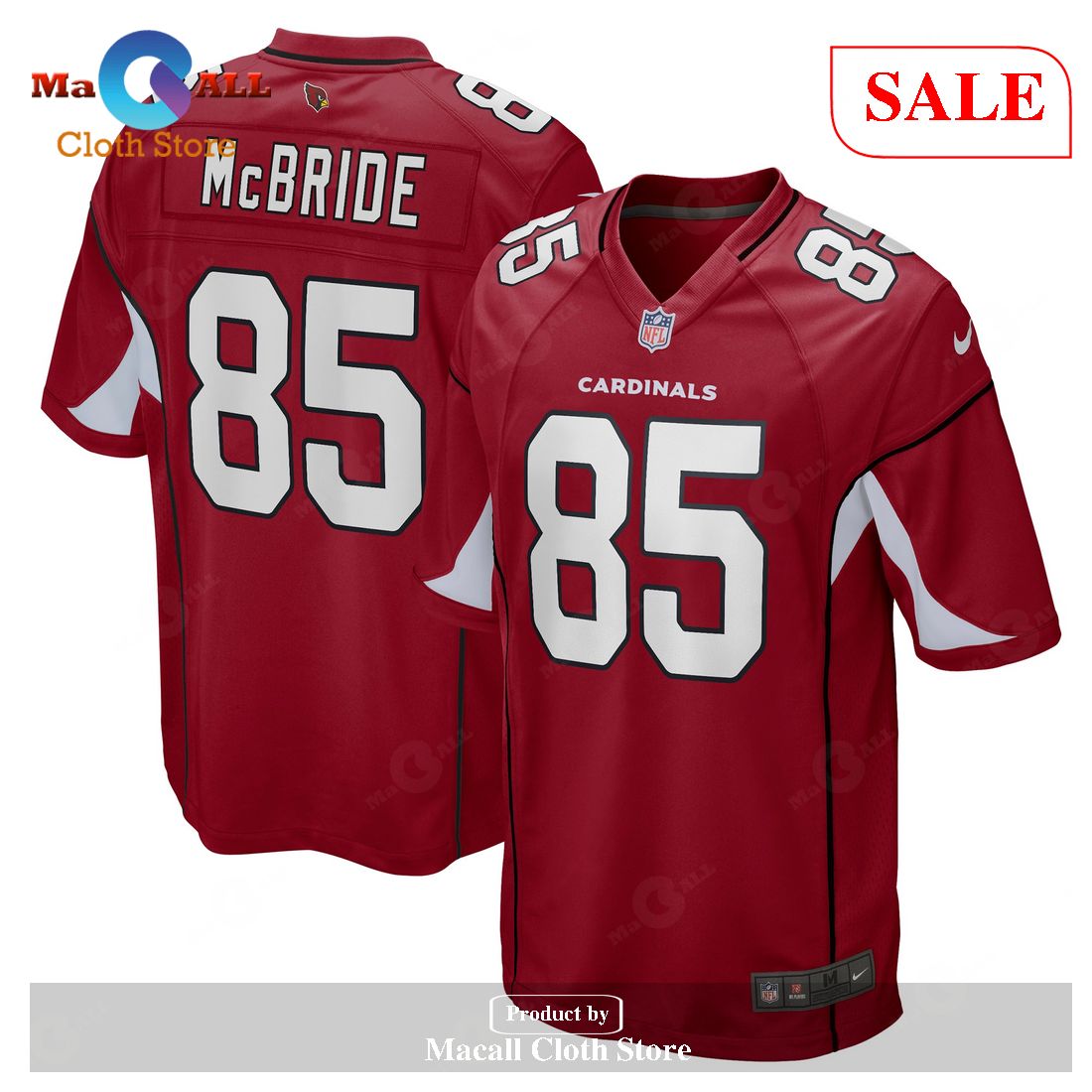 Nike Trey McBride Arizona Cardinals Cardinal Game Player Jersey