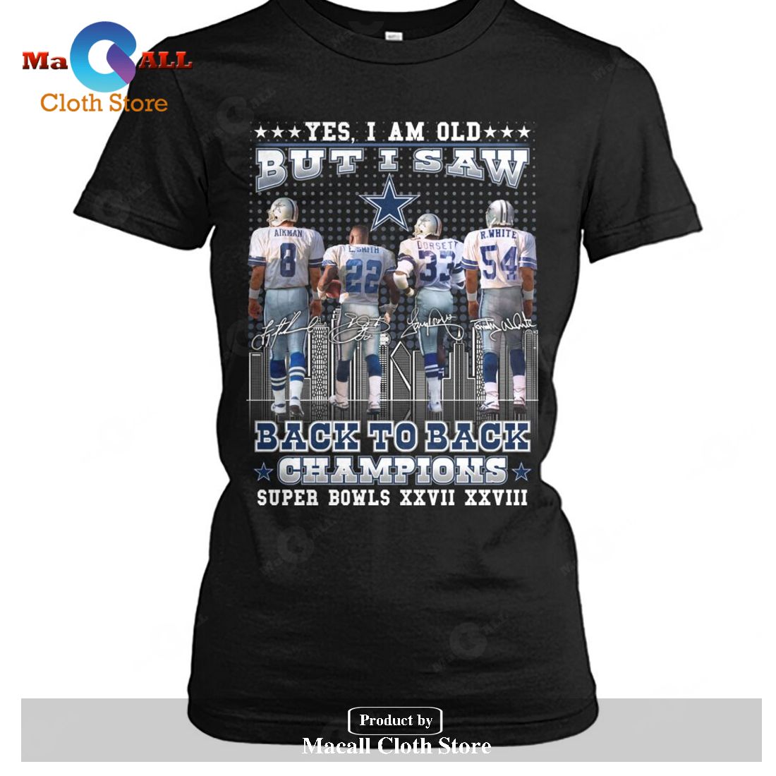 Back To Back Champions Super Bowls XXVII XXVIII Signatures-Unisex T-Shirt Back To Back Champions Super Bowls XXVII XXVIII Signatures-Unisex T-Shirt