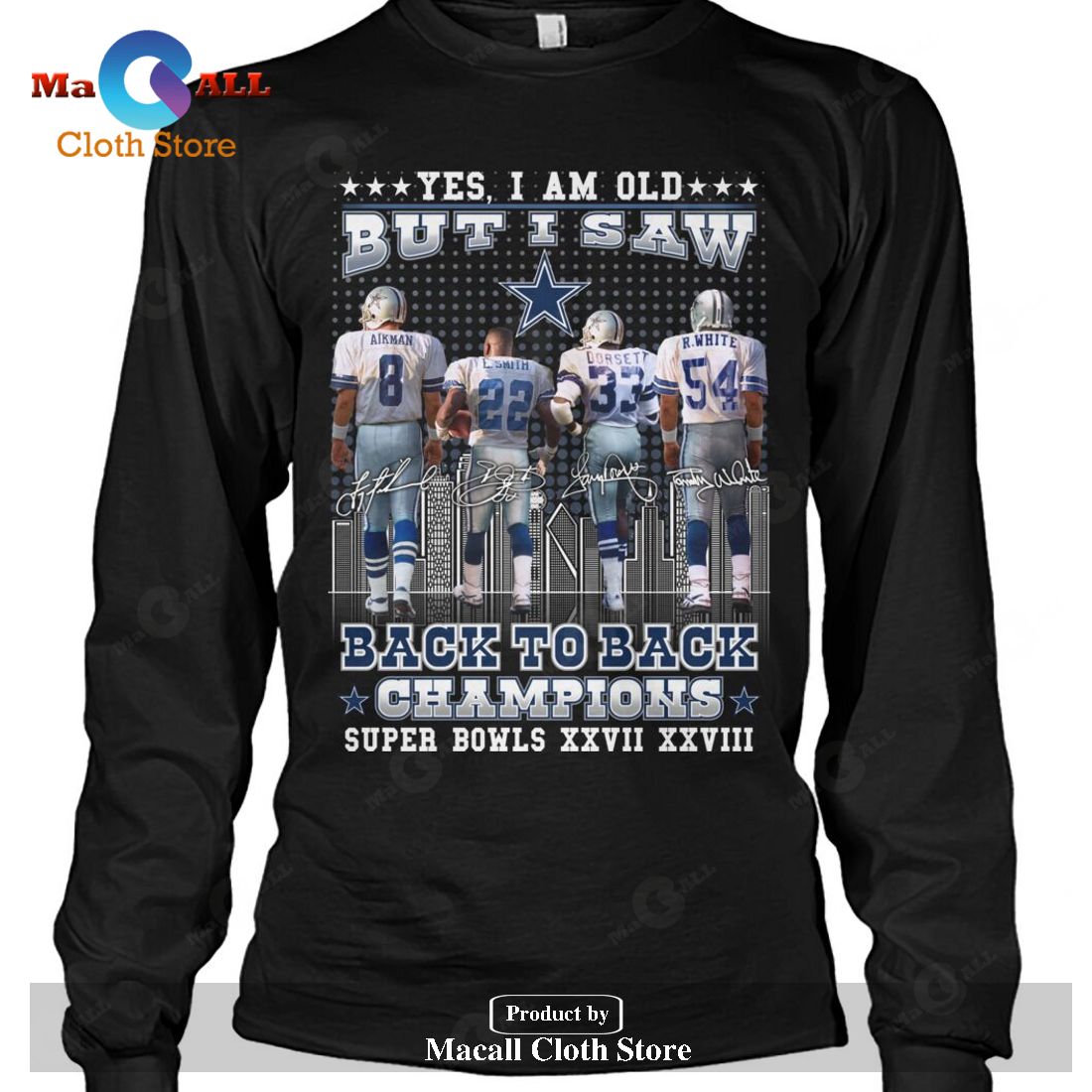 Back To Back Champions Super Bowls XXVII XXVIII Signatures-Unisex T-Shirt Back To Back Champions Super Bowls XXVII XXVIII Signatures-Unisex T-Shirt