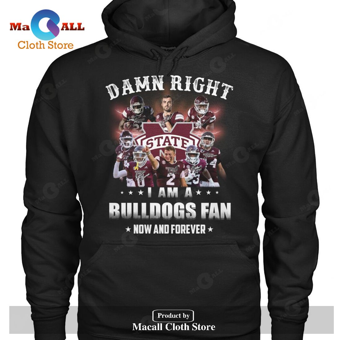 Damn Right - I Am An Bulldogs Fan Now And Forever Signatures-Unisex T-Shirt Damn Right - I Am An Bulldogs Fan Now And Forever Signatures-Unisex T-Shirt